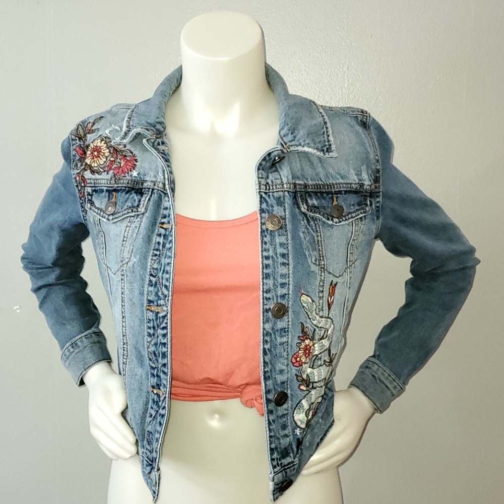 Embroidered Jean Jacket